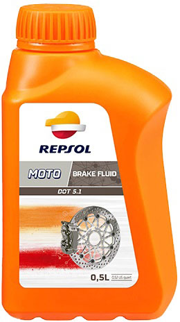 Гальмівна рідина REPSOL DOT 5.1 0,5 л (RP713B56)